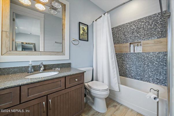 Bathroom, Interior, Wood Texture Flooring