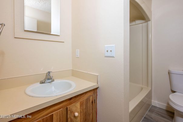 Bathroom, Interior, Wood Texture Flooring