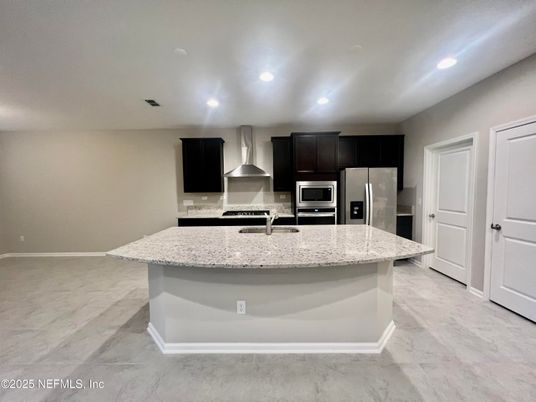 Interior, Kitchen, Recessed Lighting, Stainless Steel Appliances