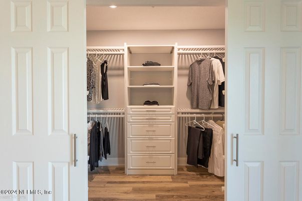 Interior, Recessed Lighting, Walk-in Closets, Wood Texture Flooring