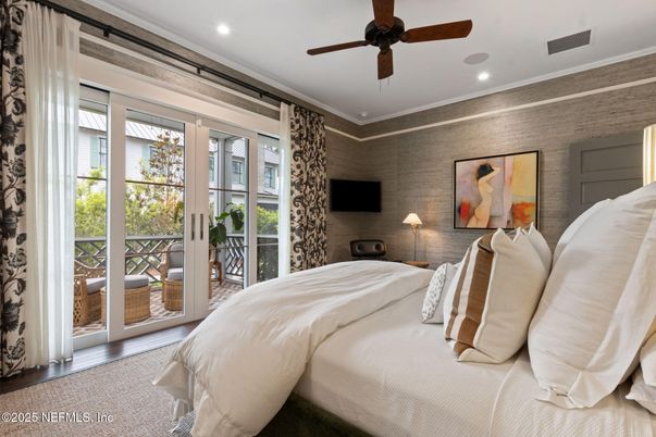 Bedroom, Interior, Recessed Lighting