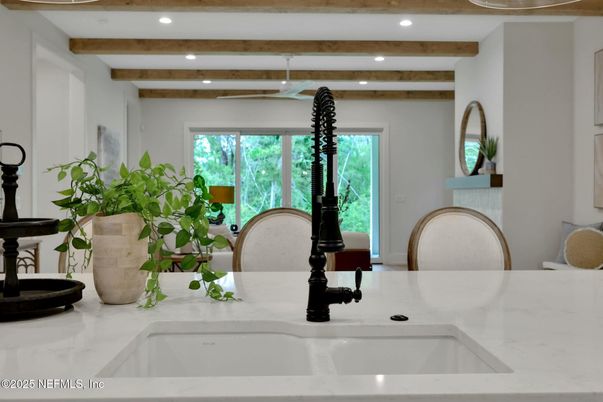 Interior, Recessed Lighting, Wooden Beams