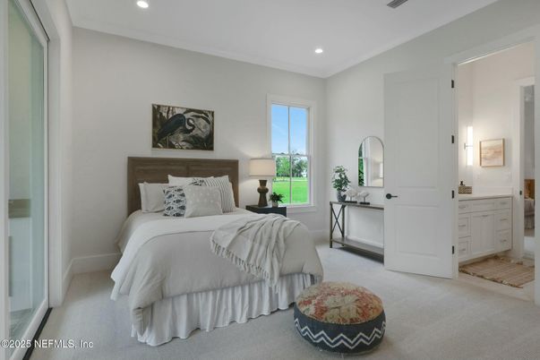 Bedroom, Interior, Recessed Lighting