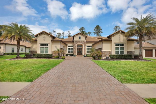 Backyard, Exterior, Facade, Mediterranean