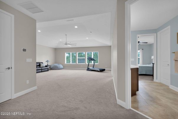 Fitness Equipment, Interior, Recessed Lighting