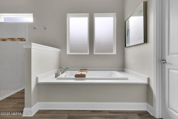 Bathroom, Interior, Wood Texture Flooring