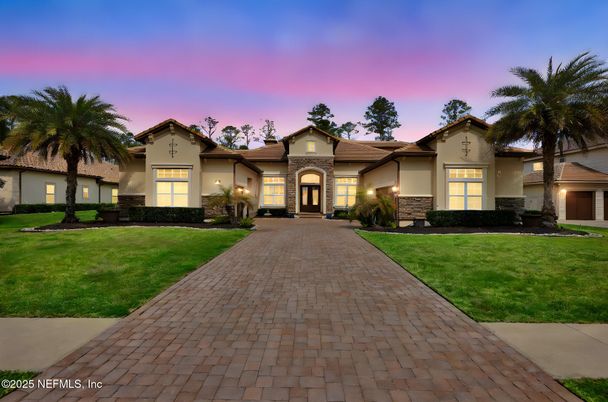 Backyard, Exterior, Facade, Mediterranean