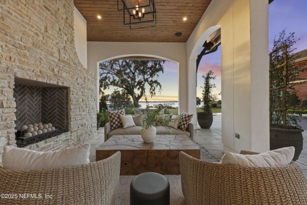 Exterior, Fireplace, Living room, Water