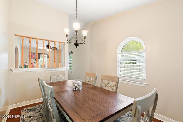 Chandelier, Dining room, Interior, Pendant Lights, Wood Texture Flooring