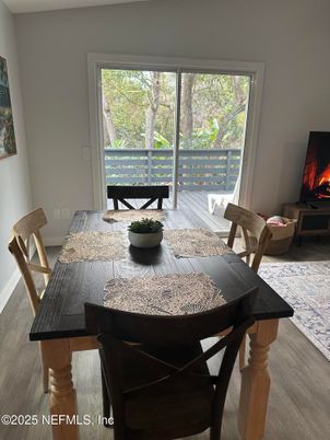 Dining room, Interior, Wood Texture Flooring