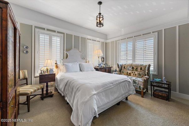 Bedroom, Interior, Pendant Lights