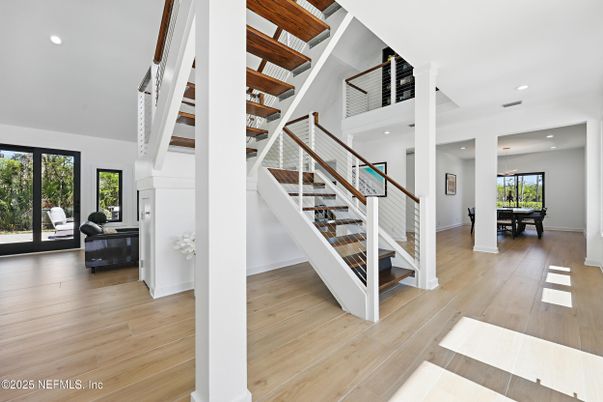 Interior, Recessed Lighting, Wood Texture Flooring