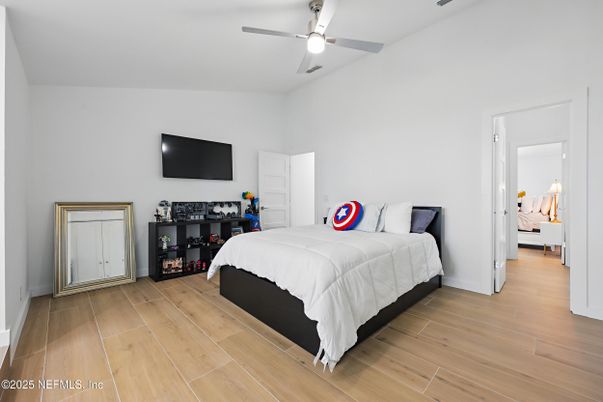 Bedroom, Interior, Wood Texture Flooring