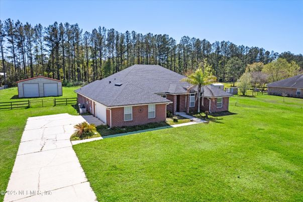 Backyard, Detached Garage, Exterior
