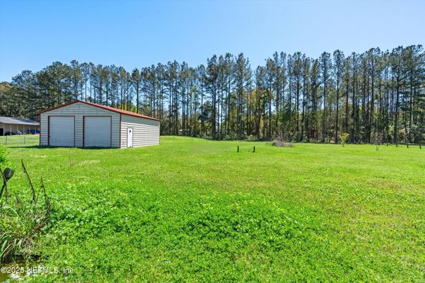 Backyard, Detached Garage, Exterior
