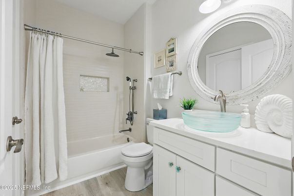 Bathroom, Interior, Wood Texture Flooring