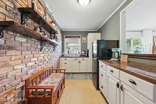 Interior, Kitchen, Stone Walls