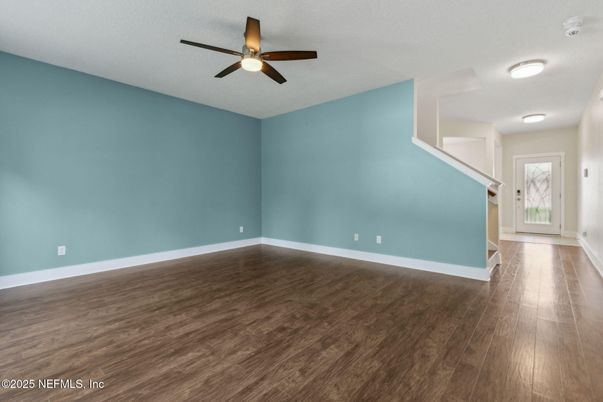 Empty room, Interior, Wood Texture Flooring