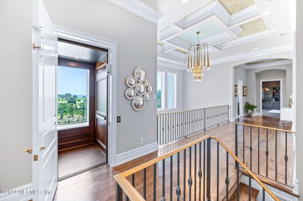 Interior, Pendant Lights, Recessed Lighting, Wood Texture Flooring