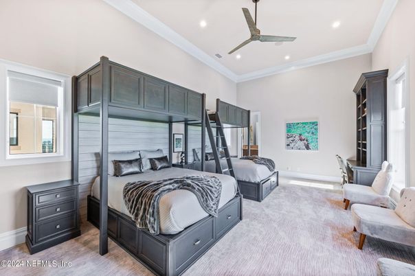 Bedroom, Interior, Recessed Lighting