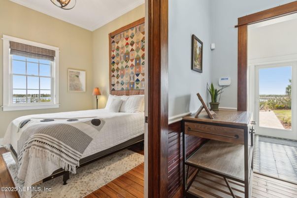 Bedroom, Interior, Wood Texture Flooring