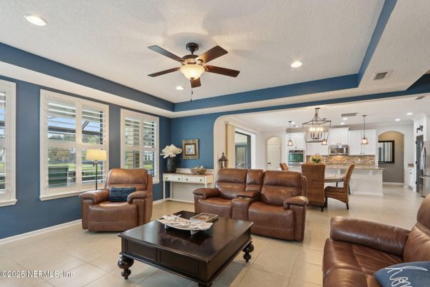 Interior, Kitchen, Living room, Pendant Lights, Recessed Lighting