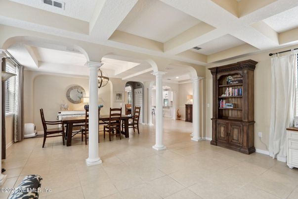 Chandelier, Dining room, Interior, Recessed Lighting