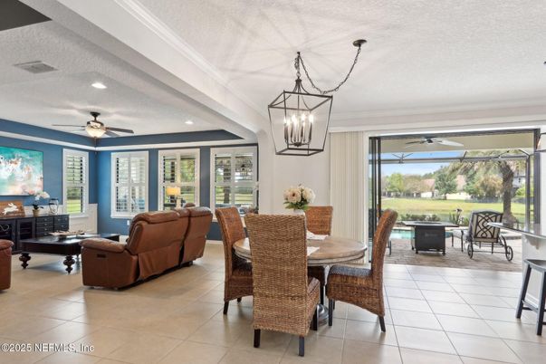 Dining room, Interior, Living room, Pendant Lights, Recessed Lighting