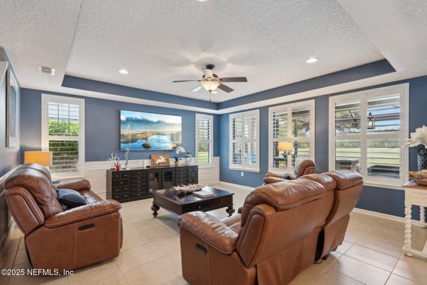 Interior, Living room, Recessed Lighting
