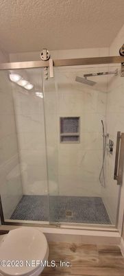 Bathroom, Glass Shower, Interior, Marble Walls