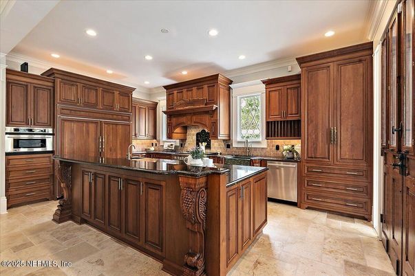 Interior, Kitchen, Recessed Lighting, Stainless Steel Appliances