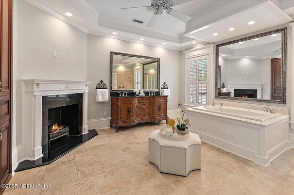 Fireplace, Interior, Recessed Lighting
