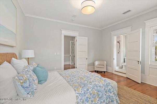 Bedroom, Interior, Wood Texture Flooring