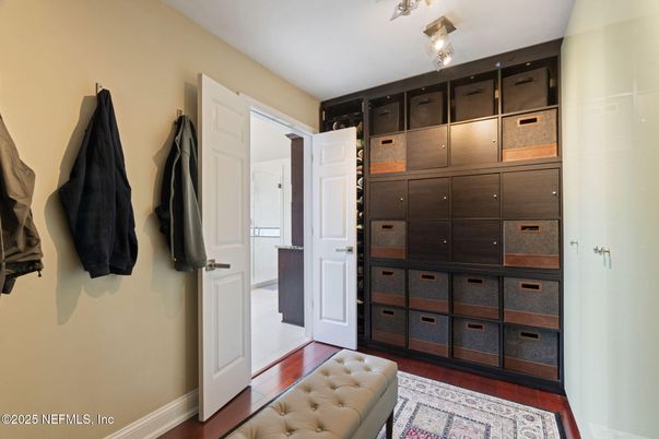 Interior, Walk-in Closets, Wood Texture Flooring