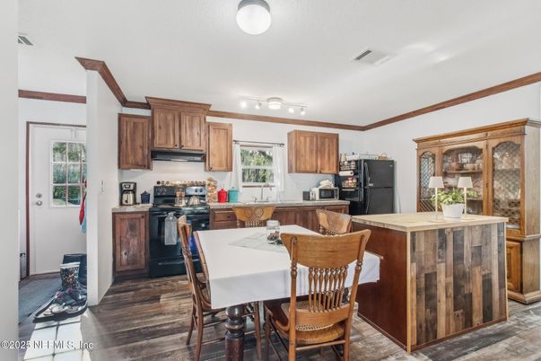 Dining room, Interior, Kitchen, Wood Texture Flooring