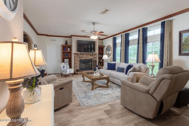 Fireplace, Interior, Living room, Wood Texture Flooring