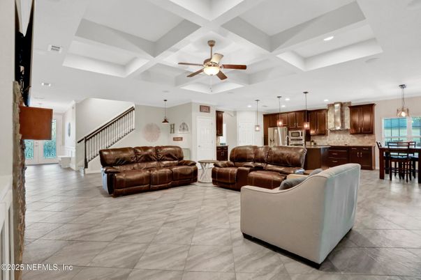 Interior, Kitchen, Living room, Pendant Lights, Recessed Lighting