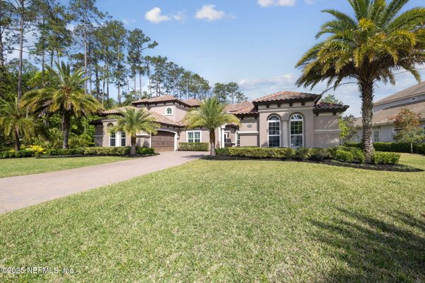 Attached, Backyard, Exterior, Facade, Mediterranean