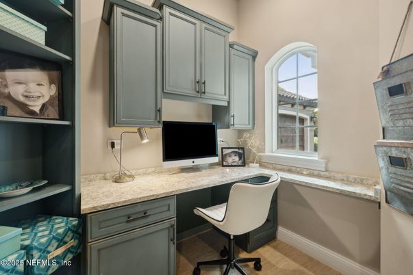 Home Office, Interior, Wood Texture Flooring