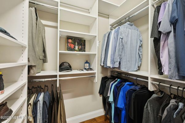 Interior, Walk-in Closets, Wood Texture Flooring