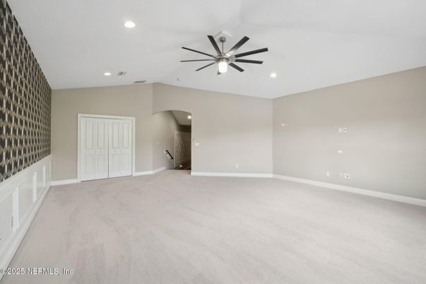 Empty room, Interior, Recessed Lighting