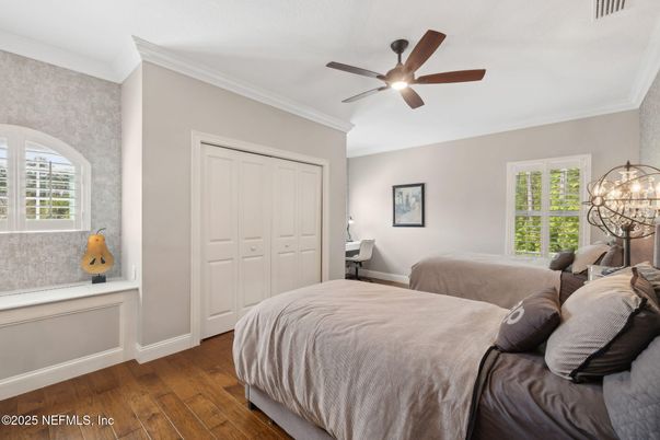 Bedroom, Interior, Wood Texture Flooring