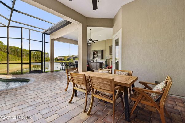 Dining room, Glass Ceilings, Interior, Pool, Sun Room