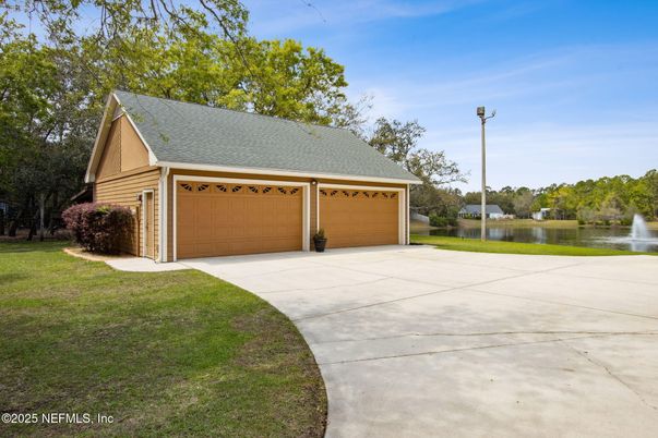 Detached Garage, Exterior, Lake, Water