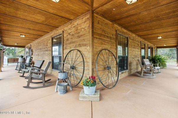 Exterior, Fireplace, Stone Walls, Wooden Ceilings, Wooden Walls