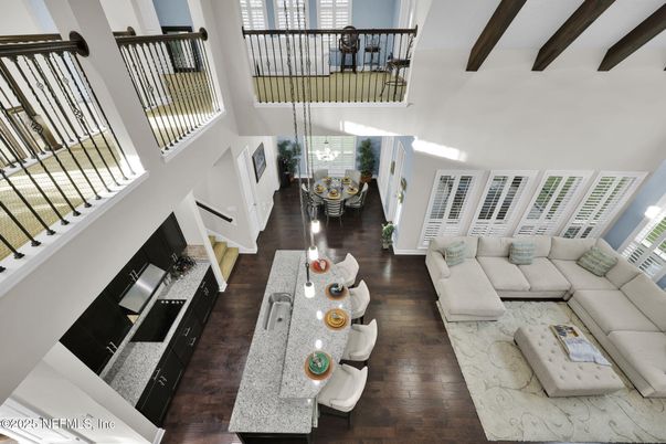 Fireplace, Interior, Living room, Wooden Beams, Wood Texture Flooring