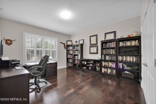 Home Office, Interior, Wood Texture Flooring