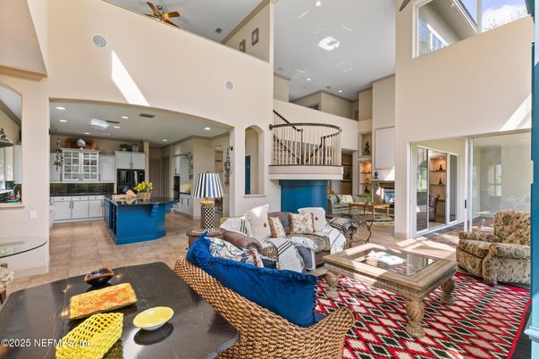 Interior, Kitchen, Living room, Recessed Lighting