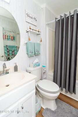 Bathroom, Interior, Wood Texture Flooring