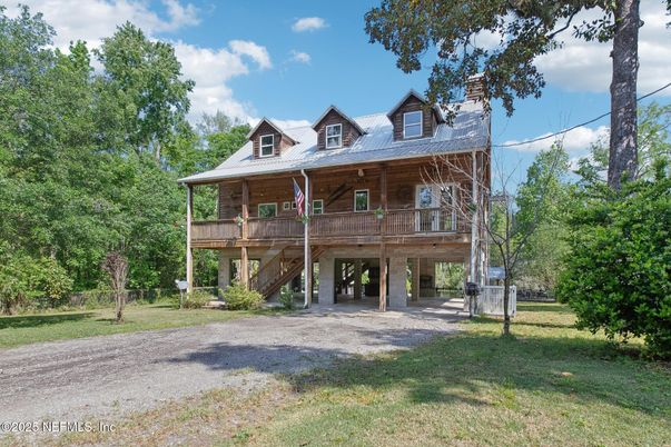 Backyard, Exterior, Facade, Log Home